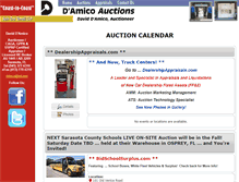 Tablet Screenshot of damicoauctions.com